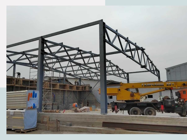 Строительство цехов в Домодедове