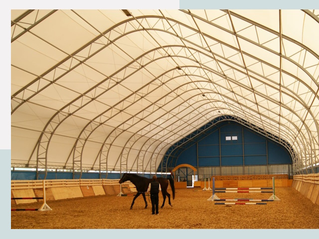 Строительство конных манежей в Домодедове