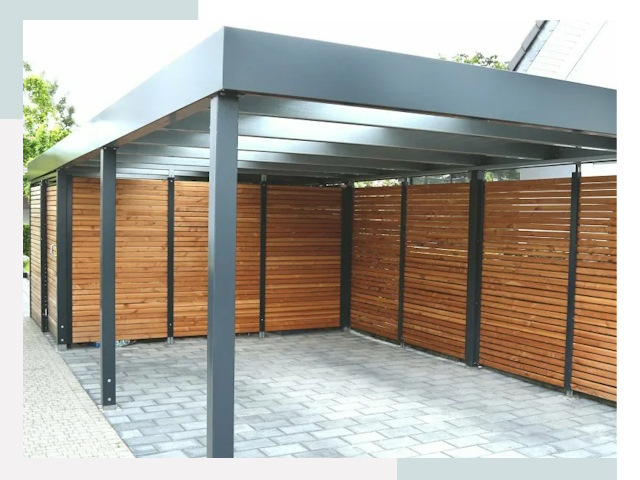 Навесы для парковки в Домодедове