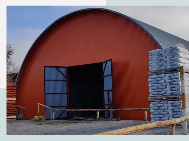 Полукруглые ангары по цене от 632 руб. в Домодедово