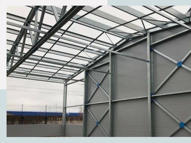Каркасные ангары от СтальСтрой-Дмд по цене от 632 руб.