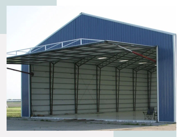 Прямо стенные ангары в Домодедове