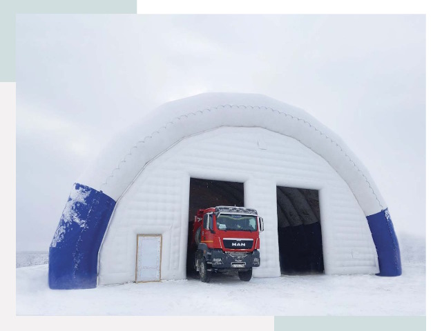 Мобильные ангары в Домодедове