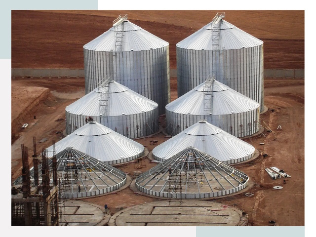 Строительство зерновых силосов в Домодедове