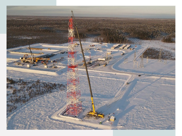 Мачты связи в Домодедове