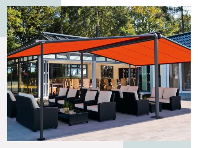 Навесы для кафе и ресторанов в Домодедове