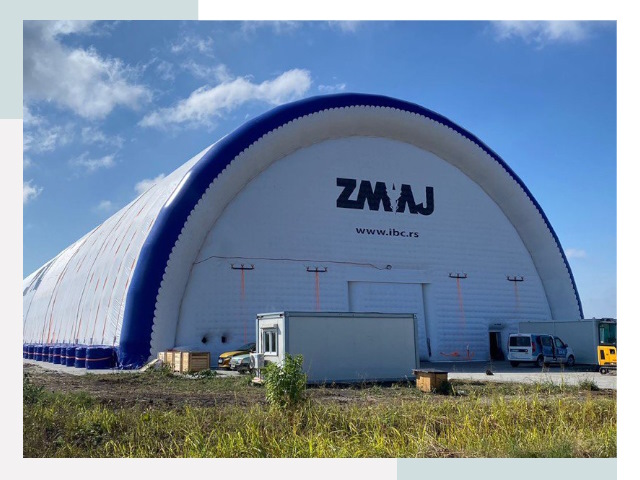 Брендирование ангаров в Домодедове