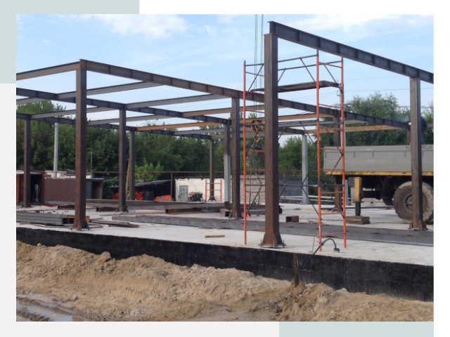 Фундамент для ангаров в Домодедове