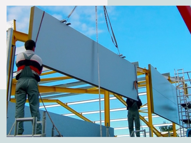 Монтаж сэндвич-панелей в Домодедове от 632 руб.