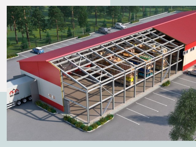 Проектирование ангаров в Домодедове от 632 руб.