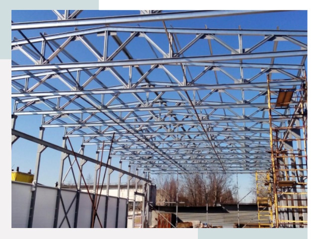 Металлокаркасы для складов в Домодедове