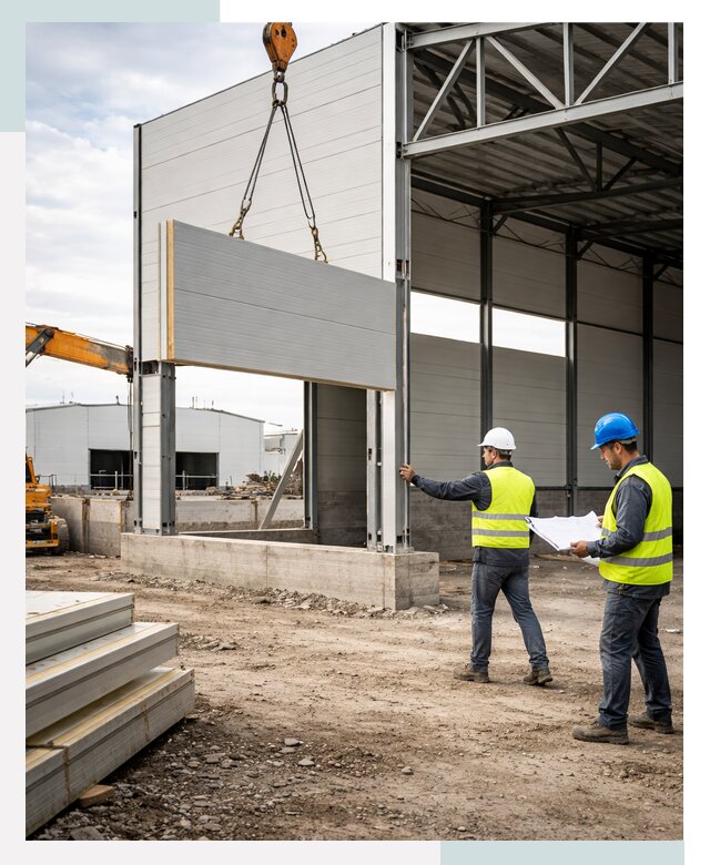 Склад из сэндвич панелей под ключ в Домодедове от 10000 р. | СтальСтрой-Дмд