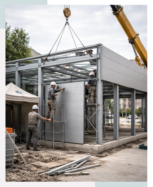СтальСтрой-Дмд: торговый павильон под ключ в Домодедове от 36841 р.