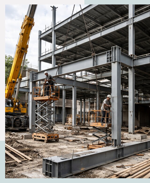 Строительство торгово-офисных зданий под ключ в Домодедове