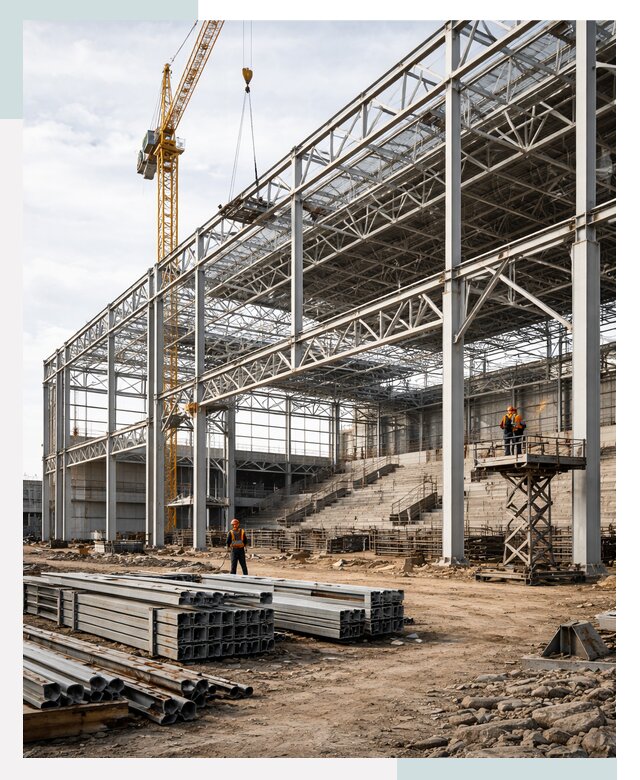 Строительство спортивных комплексов в Домодедове от 31578 р. | СтальСтрой-Дмд